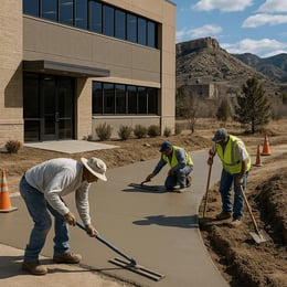 commercial concrete castle rock, co