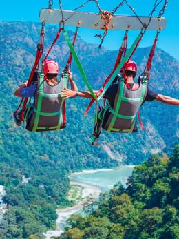 Giant Swing in Rishikesh