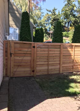 Fence and gate