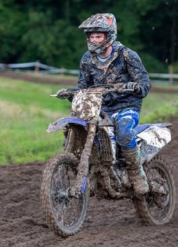 Motocross rider, Babel, North Wales, UK