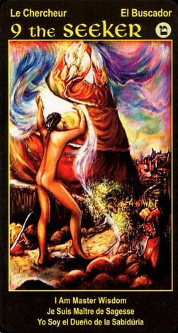 9 SEEKER Tarot Card I Am One Tarot Deck