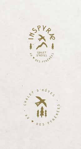 Logos maison d'hôtes Pyrénéenne