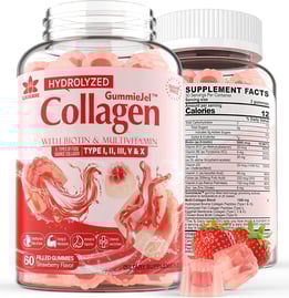 Hydrolyzed Collagen Peptide Filled Gummies,Extra