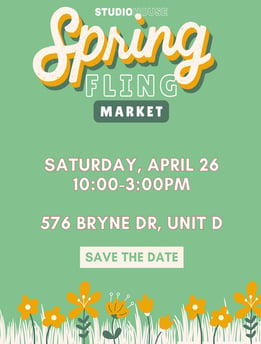 a spring fling market flyer for the spring fling