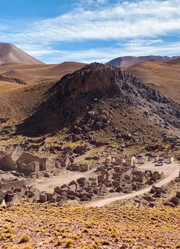 Ancient ruins in the South Lípez region.