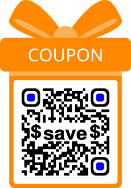 wiederverwendbarer qr-code - beispiel COUPON Kampagne