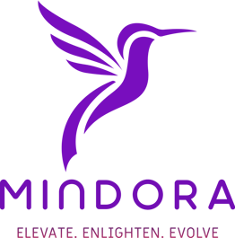 Mindora - Elevate. Enlighten. Evolve logo