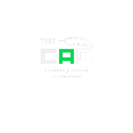 THE CAC content creation & copywriting logo