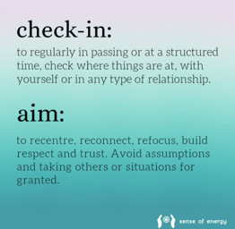 definition of checking in