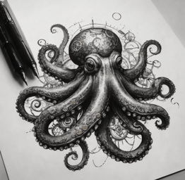 OCTOPUS TATTOO IDEEN