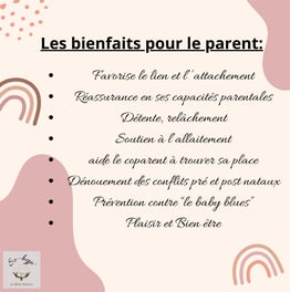 massage bébé