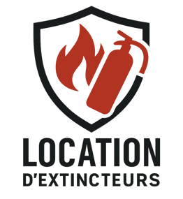 location d'extincteurs sur feu en formation