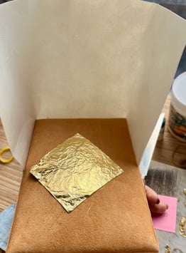 dorure à la feuille d'or