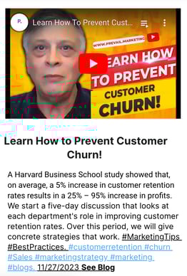 Learn How to Avoid Churn