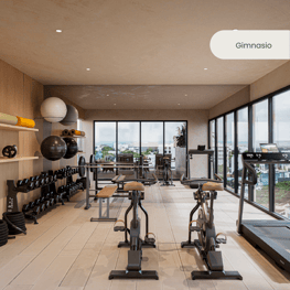 Fitness Center - Akasha Penthouse - 2 Bedroom - 1 Bedroom - Rooftop Pool - Beach Front - airbnb - Rooftop Lounge