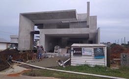 Parte frontal residencia 
