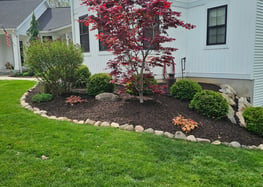 landscaping mulch installed