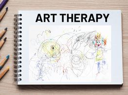 art therapy class private healing growth group drawing colored pencils crayons markers notebook journaling