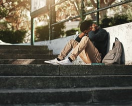 Stressed Person supported by Green Leaf Hypnotherapy, Lancing, West Sussex