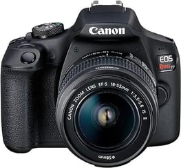 Canon EOS Rebel T7 DSLR Camera with 18-55mm Lens | Built-in Wi-Fi | 24.1 MP CMOS Sensor | DIGIC 4+ I