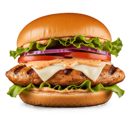 Grilled Chicken Burger from PremiYum Foods!