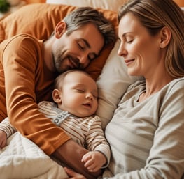 Familie mit Baby