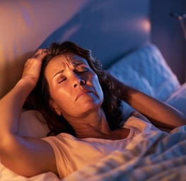 Woman struggling with menopause hot flushes, supported Green Leaf Hypnotherapy, Lancing, West Sussex