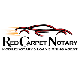 red carpet notary logo as vegas nv