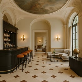 interiors of an hotel reliazed by BRB Engineering through their Fit-Out service