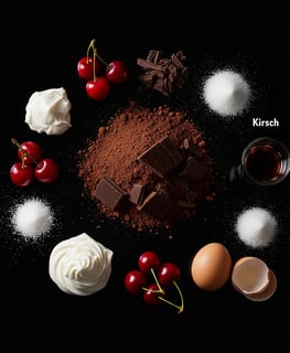 Blackforest Cake Ingredients from PremiYum Foods!