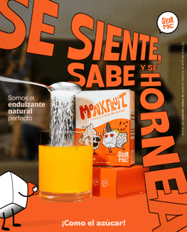 Por qué funciona: Describe claramente el producto, incluye palabras clave relevantes ("Sugar Me Monk