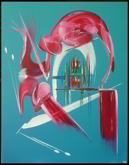 Secret d'âme | tableau abstrait