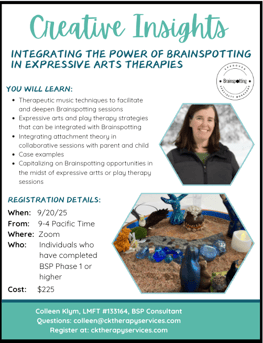 creative insights training flyer