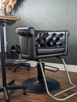 a Studio M Salon chair in downtown Clermont F