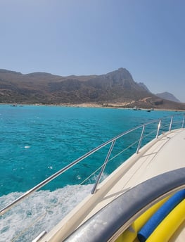 approaching a remote beach by boat