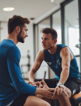 sittin people beside table inside room
