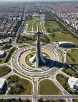 A monochromatic indoor scene featuring a consultation area with a modern design. Two people are seated at a long wooden table, working on laptops, while another person stands nearby. Bookshelves are visible beneath the table, and a sign reads 'Consultation Specialisee'. Overhead lighting and glass partitions add to the contemporary architectural style.