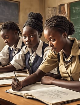 woman placing sticky notes on wall