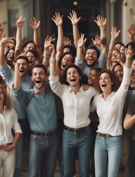 A person is looking at a computer screen displaying a document titled 'Overview - All Private Equity - Fundraising, Investments, & D'. The document contains statistical charts and graphs related to private equity market statistics from 2007 to 2022. Various tabs and functions like 'File', 'Home', 'Insert', and 'Design' are visible in the interface.