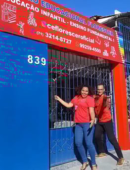 Fachada do centro educacional florescer no cabula 6