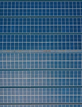 solar panels on a shed