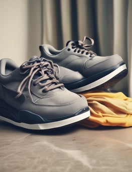 A dry cleaners storefront is brightly lit with neon signs. The red neon lights spell out 'Laundry Cleaners,' while the windows display additional signage promoting services and prices, such as 'Shirts $1.25.' The image is taken at night, providing a stark contrast between the warm glow of the signs and the surrounding darkness.