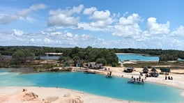 Blue Lake from Hill