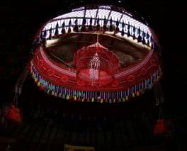 Central prart of a yurt by Dastan Suiuntbekov