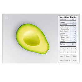 Nutrition Scale by Greater Goods with Food Grade Glass, Perfect for Calorie Counting