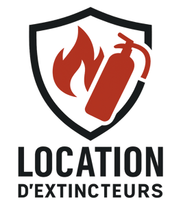 location d'extincteurs sur feu en formation