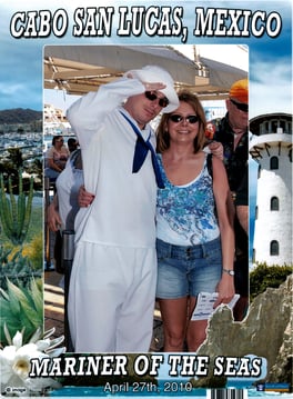 Lady joins the Mexican Navy in Cabo San Lucas, Mexico