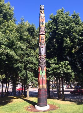 Totem Pole in Seattle, Washington