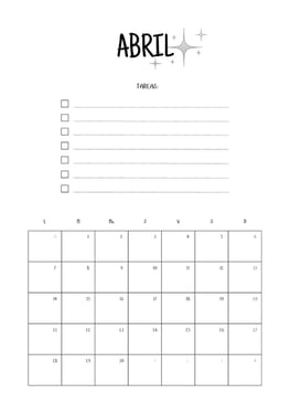 Calendarios de productividad 