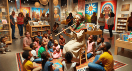 illustration pour le partage culturel et artistique autour du livre